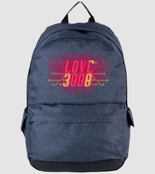 Love 3000 model albastru jeanși pe tricou