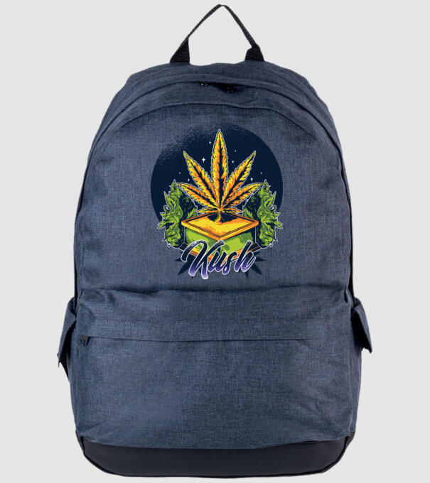 Marijuana Kush model albastru jeanși pe tricou