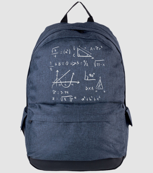 Formule matematice model albastru jeanși pe tricou