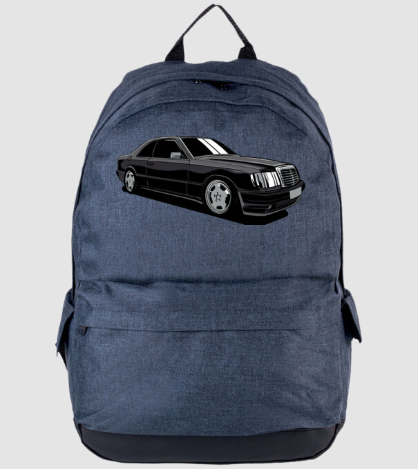 Mercedes model albastru jeanși pe tricou