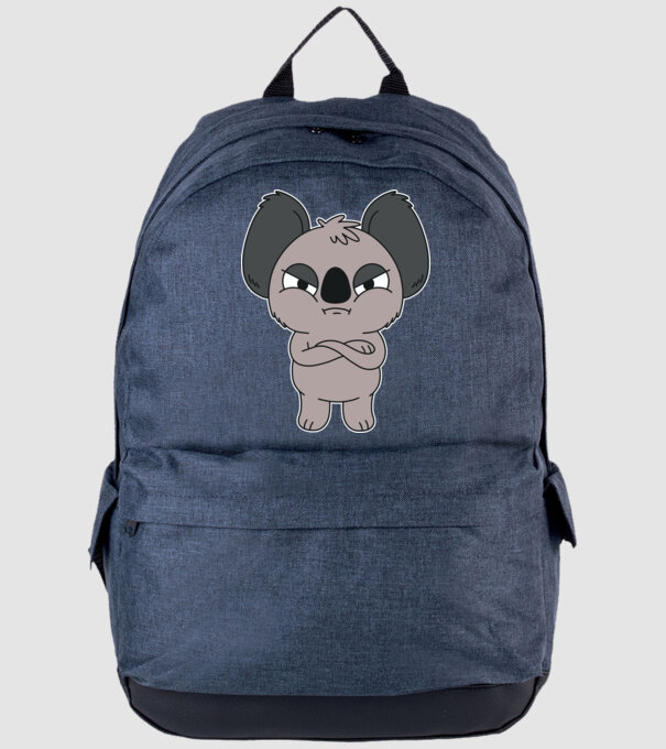 Koala Supărat model albastru jeanși pe tricou