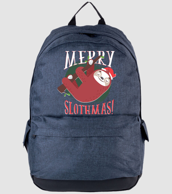 Merry Slothmas Crăciun cu Leneș model albastru jeanși pe tricou