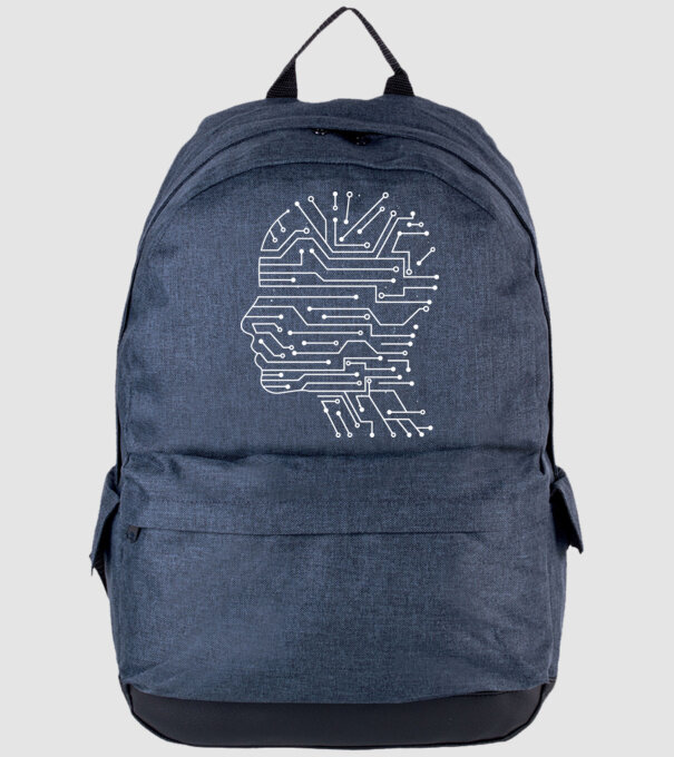 Inteligența artificială AI model albastru jeanși pe tricou