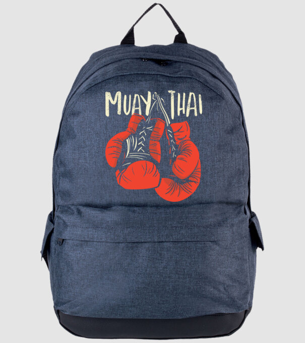 Muay Thai model albastru jeanși pe tricou