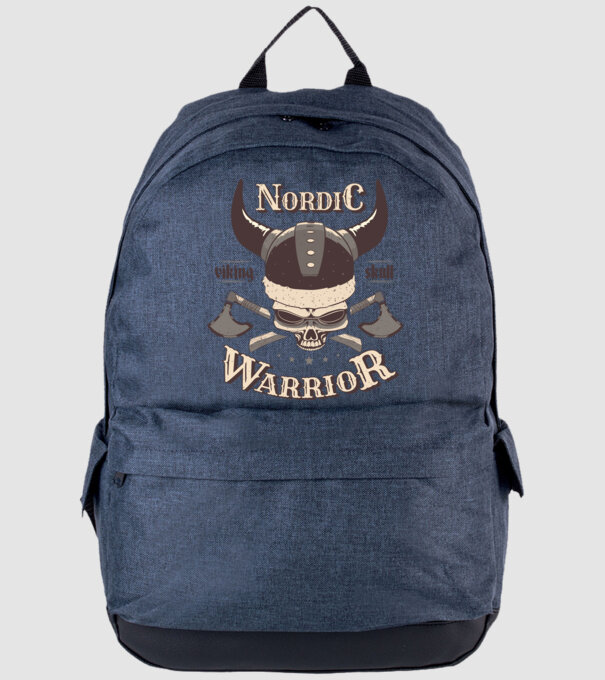 Nordic Warrior model albastru jeanși pe tricou
