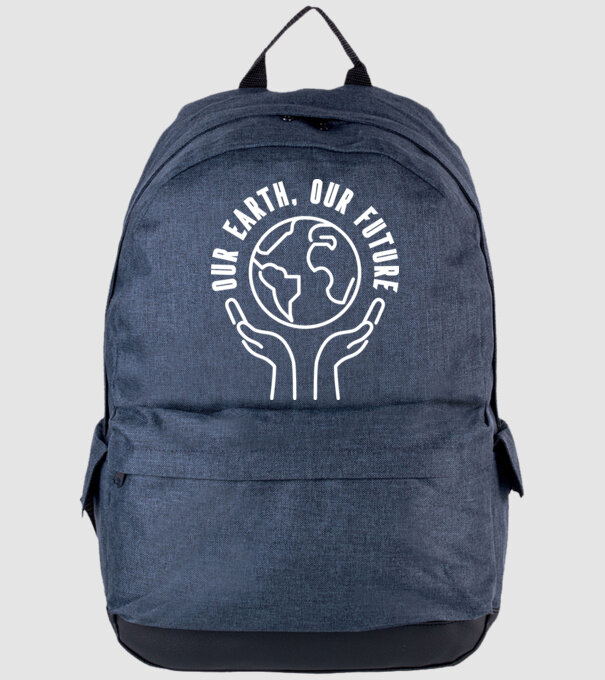 Our earth Our Future - Ziua Pământului model albastru jeanși pe tricou