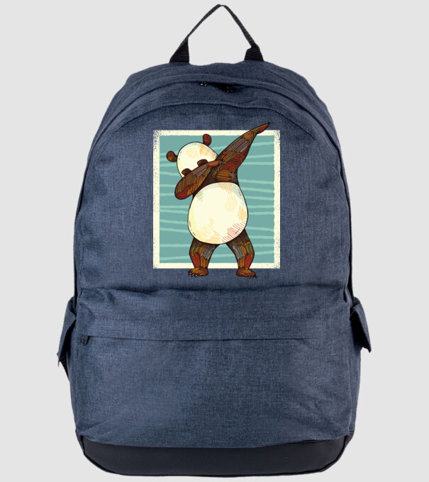Panda DAB dans model albastru jeanși pe tricou