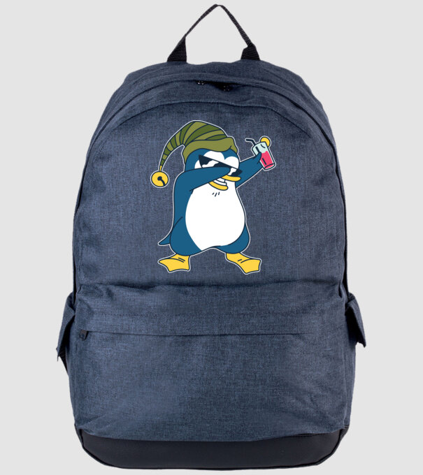 Pinguin DAB model albastru jeanși pe tricou