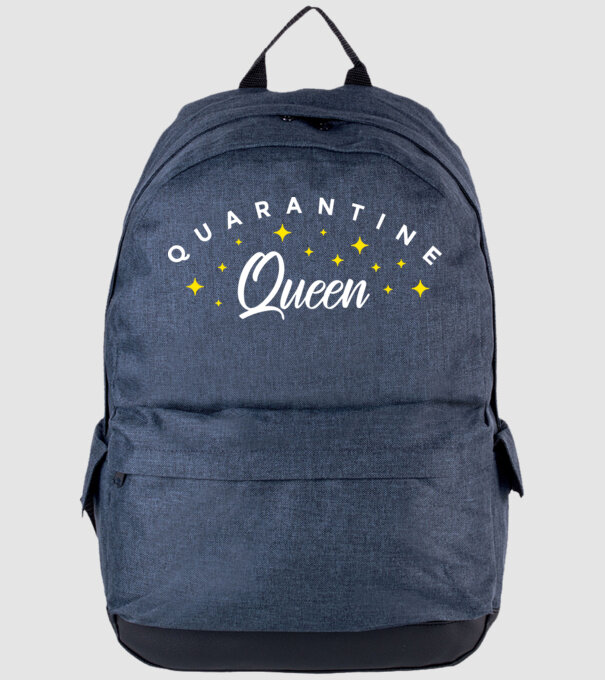 Quarantine queen model albastru jeanși pe tricou