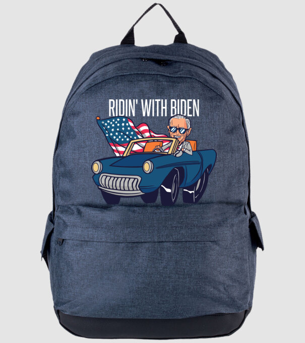 'Ridin'' with Biden - SUA 2020 alegeri' model albastru jeanși pe tricou