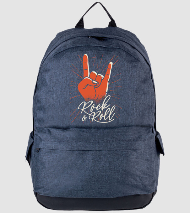 Rock and Roll model albastru jeanși pe tricou