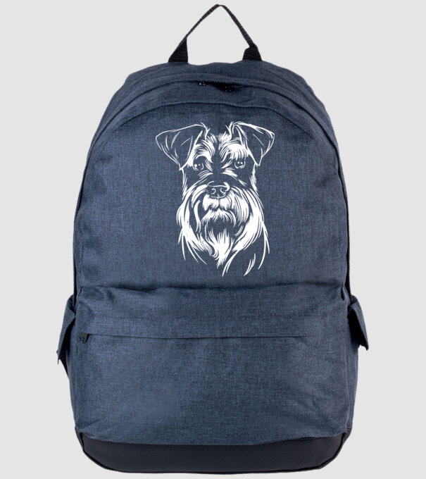 Cap Schnauzer model albastru jeanși pe tricou