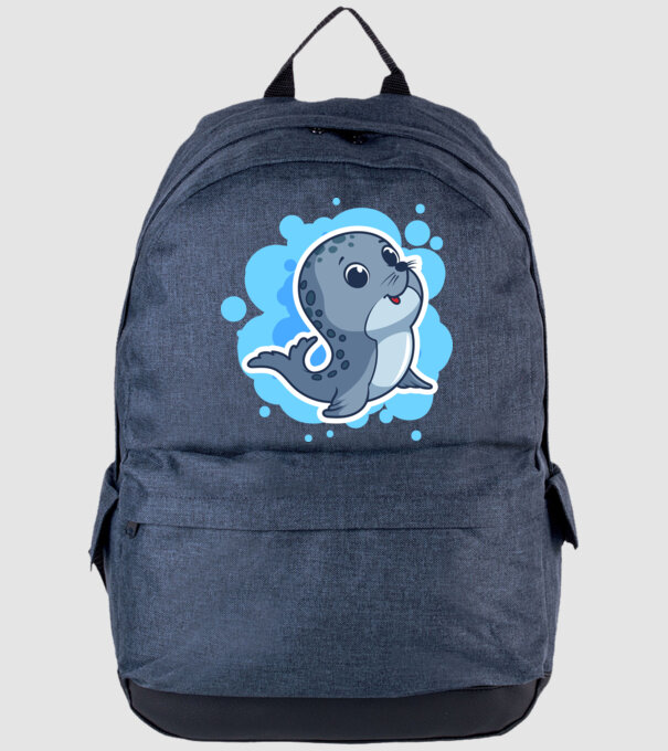 Sea Lion - Focă drăguță model albastru jeanși pe tricou