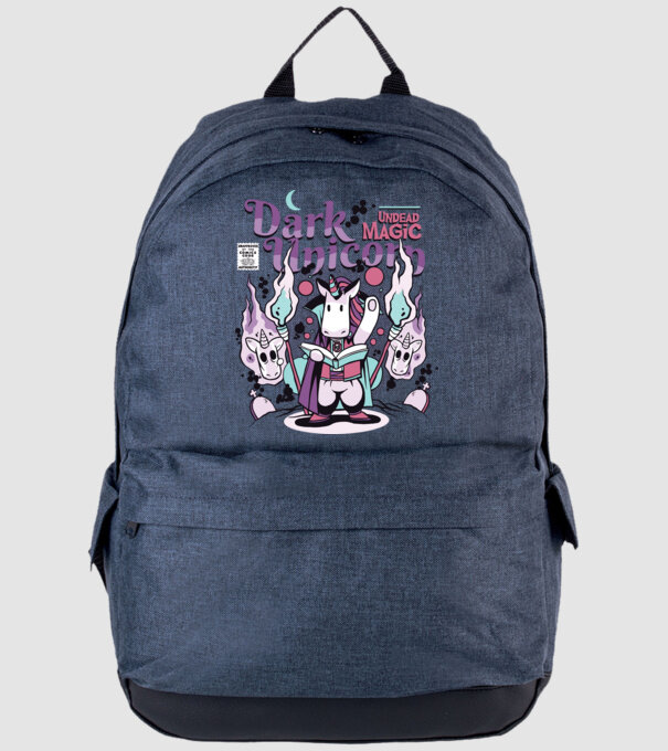 Magie neagră Unicorn model albastru jeanși pe tricou