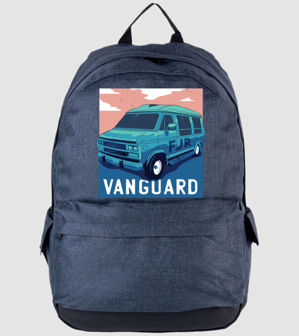 Microbus Sport Autocaravană model albastru jeanși pe tricou