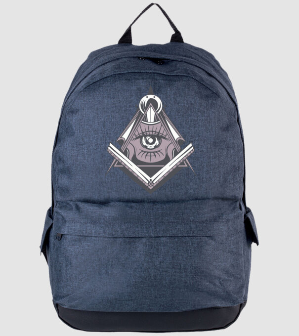Masoni Illuminati model albastru jeanși pe tricou