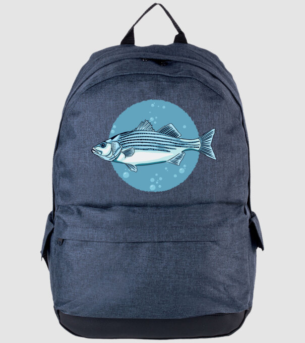 Biban de mare model albastru jeanși pe tricou