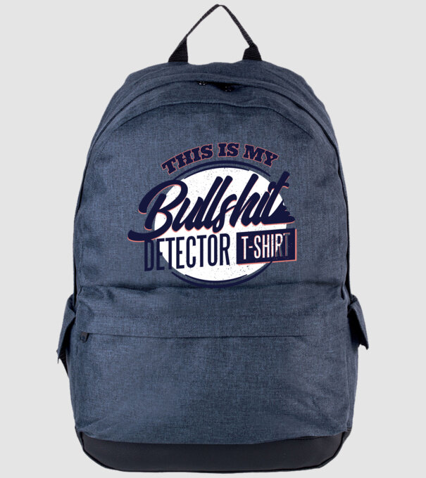 This is my Bullshit Detector T-shirt - tricoul detector de prostii model albastru jeanși pe tricou