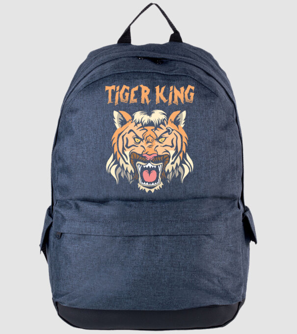 Tiger King model albastru jeanși pe tricou