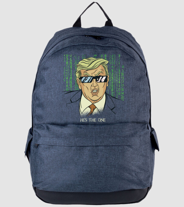Trump Mátrix model albastru jeanși pe tricou