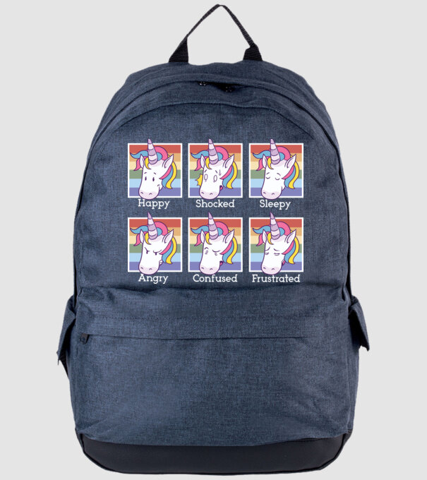 Capete de unicorn model albastru jeanși pe tricou