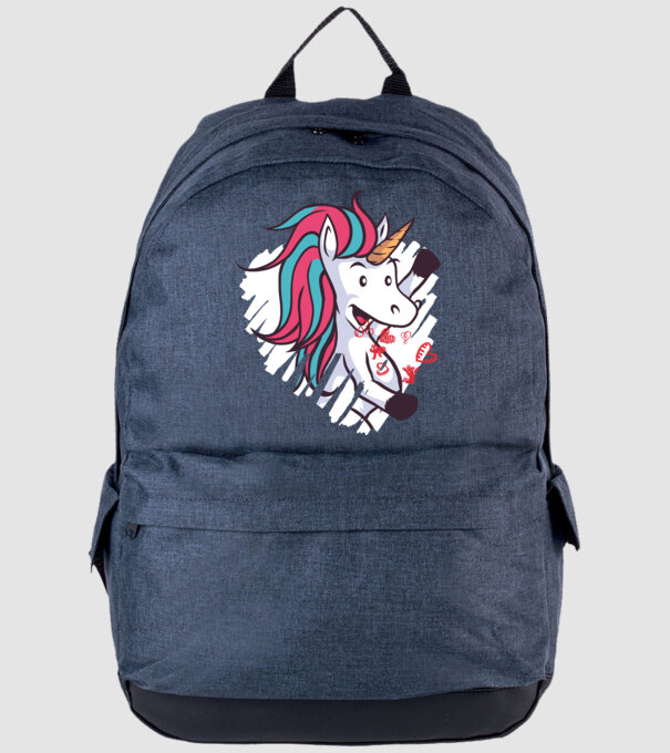 'Dragoste Unicorn pentru Valentine''s Day' model albastru jeanși pe tricou