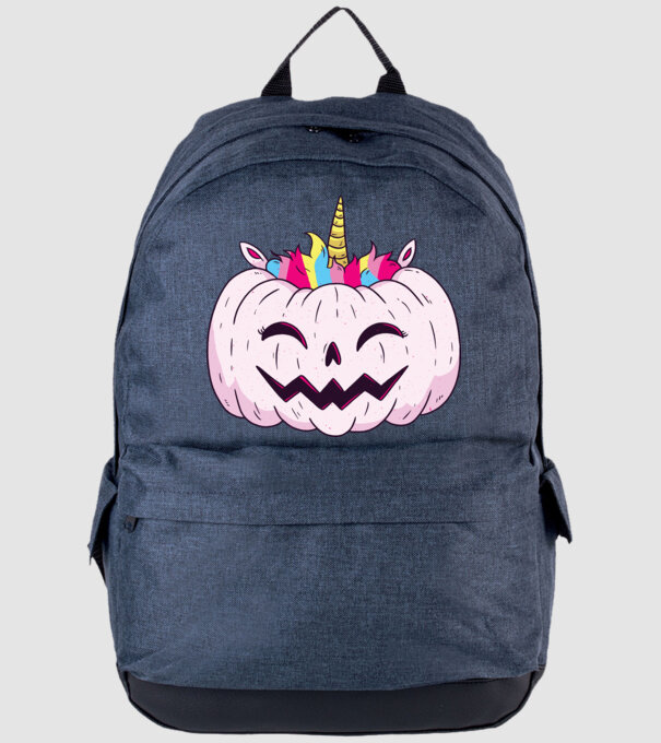 Unicorn Dovleac Halloween model albastru jeanși pe tricou