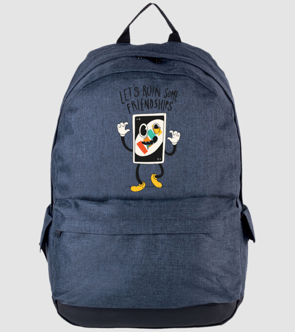 UNO +4 Cărți model albastru jeanși pe tricou
