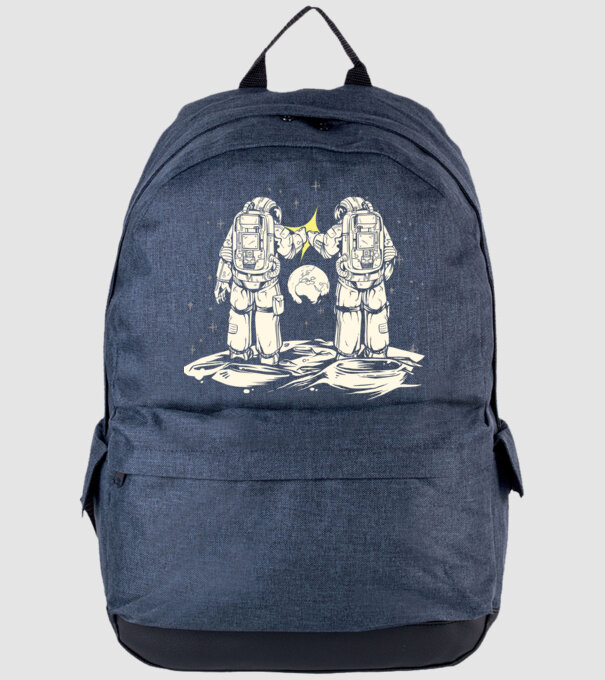 Prieteni Astronaut model albastru jeanși pe tricou