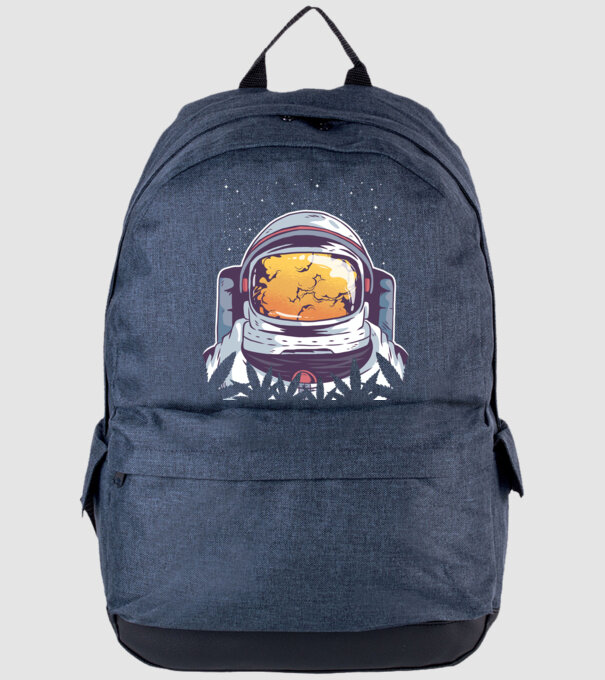 Astronaut Smoker model albastru jeanși pe tricou