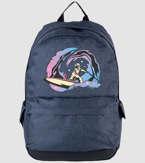 Surf Astronaut model albastru jeanși pe tricou