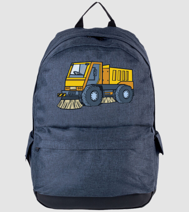 Camion spălare străzi model albastru jeanși pe tricou