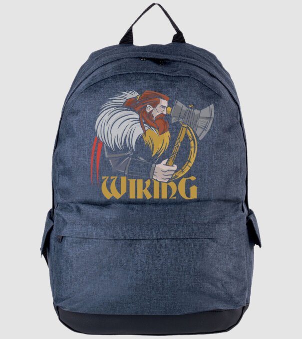 Viking model albastru jeanși pe tricou