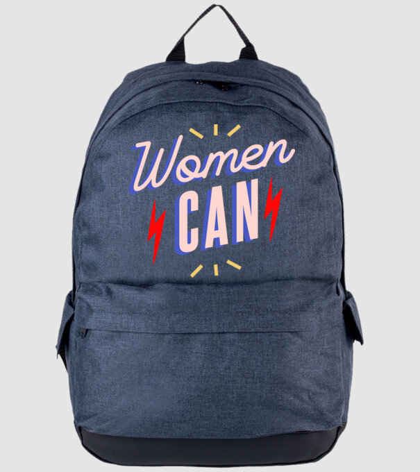 Women Can de Ziua Femeii model albastru jeanși pe tricou