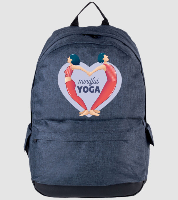 Dragoste Yoga - tricou Yoga model albastru jeanși pe tricou