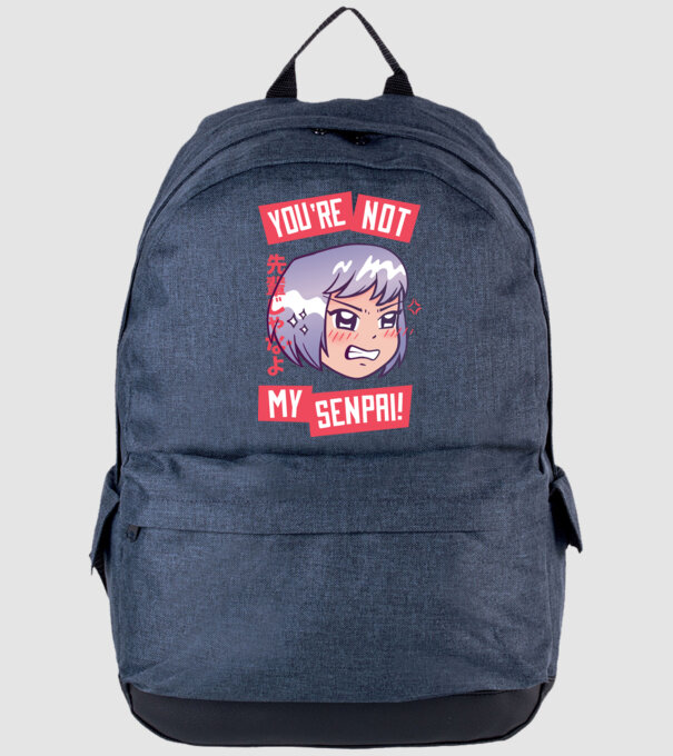 You are not my Senpai model albastru jeanși pe tricou