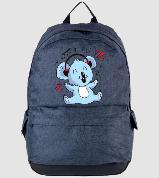 Koala iubitor de muzică model albastru jeanși pe tricou
