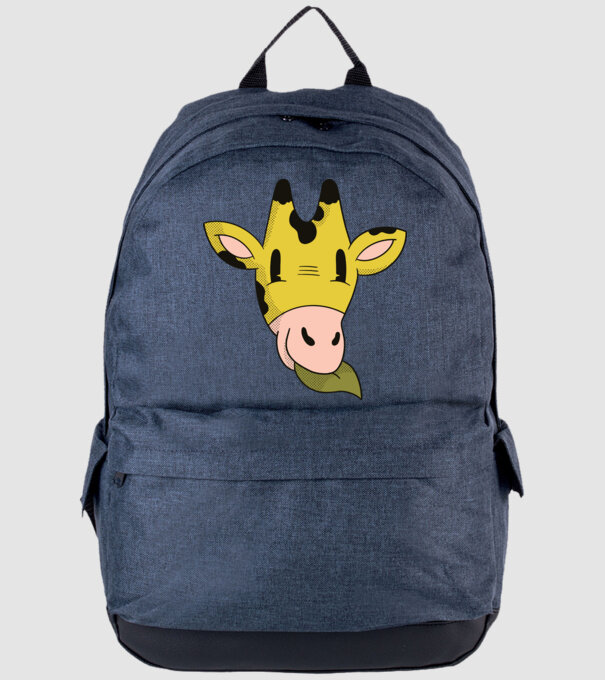 Cap Girafă model albastru jeanși pe tricou