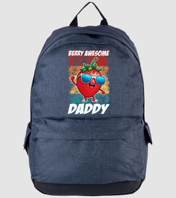 Berry Awesome Daddy Strawberry model albastru jeanși pe tricou