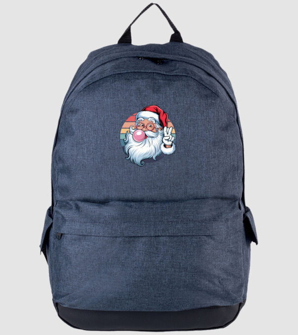 Bubble gum santa model albastru jeanși pe tricou
