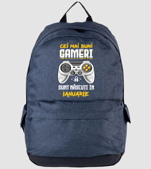 cei mai buni gameri sunt născuți în ianuarie model albastru jeanși pe tricou