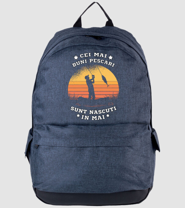 Cei mai buni Pescari sunt născuți în Mai model albastru jeanși pe tricou