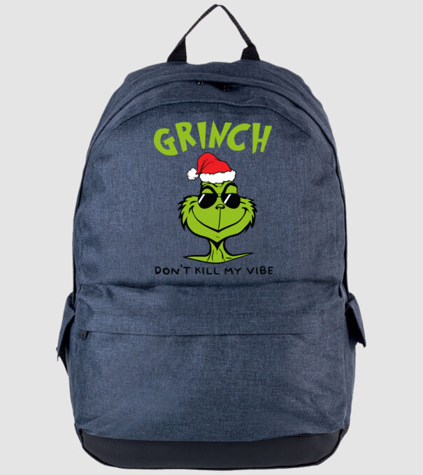 Grinch - Don't kill my vibe model albastru jeanși pe tricou