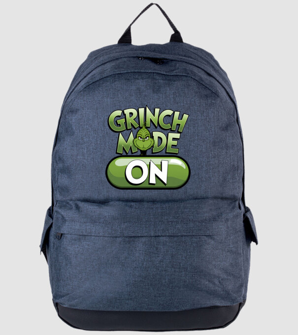 Grinch mode ON model albastru jeanși pe tricou