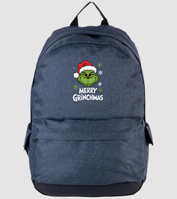Merry Grinchmas Negru model albastru jeanși pe tricou