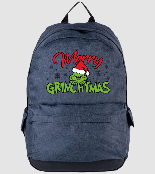 Merry Grinchymas - Grinch model albastru jeanși pe tricou