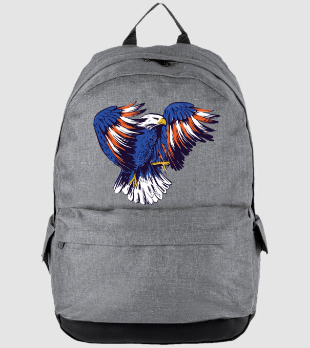 Vultur American model gri pe tricou