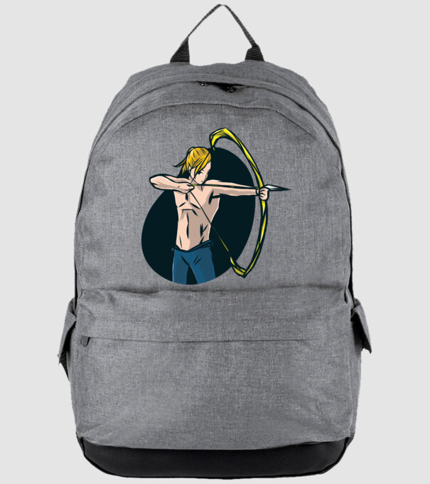 Fată arcaș Anime model gri pe tricou