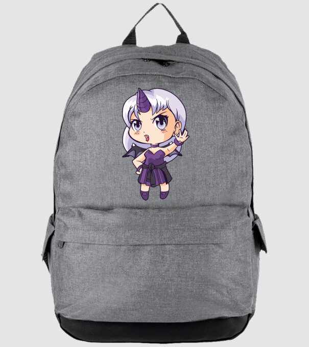 Anime Manga Fată Unicorn model gri pe tricou