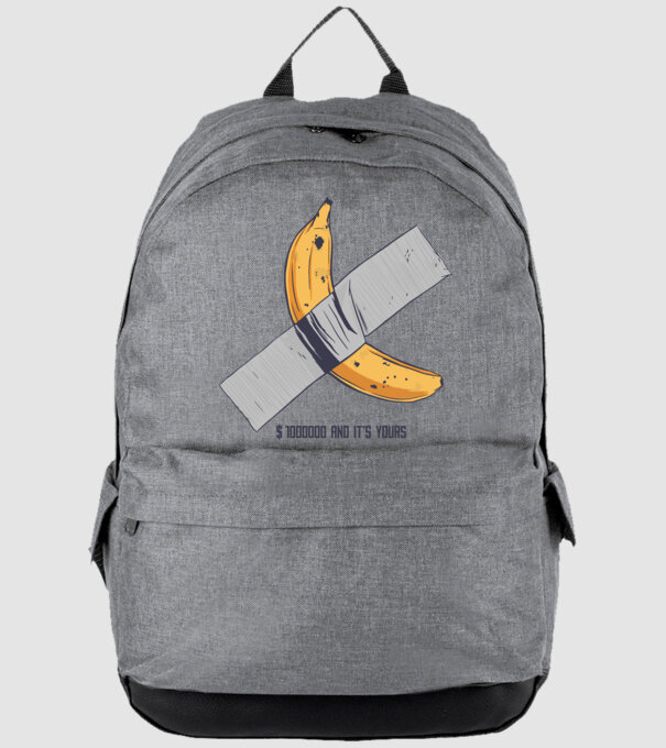 Ultima banană model gri pe tricou